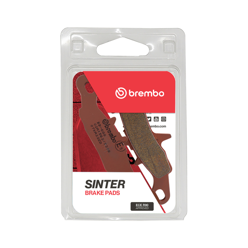 Kawasaki KL Super Sherpa Brake Pads - Front - Brembo OE Powersports - Sinter - `00-`02